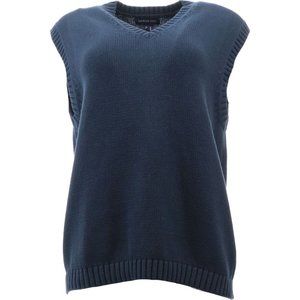 NWT LANDS' END BOY'S DRIFTER SWEATER VEST CLASSIC NAVY SMALL (8)